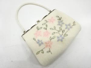 アンティーク　ビーズハンドバッグ